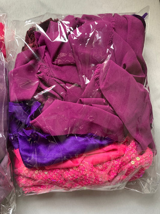 Scrap fabric packs - purple mix