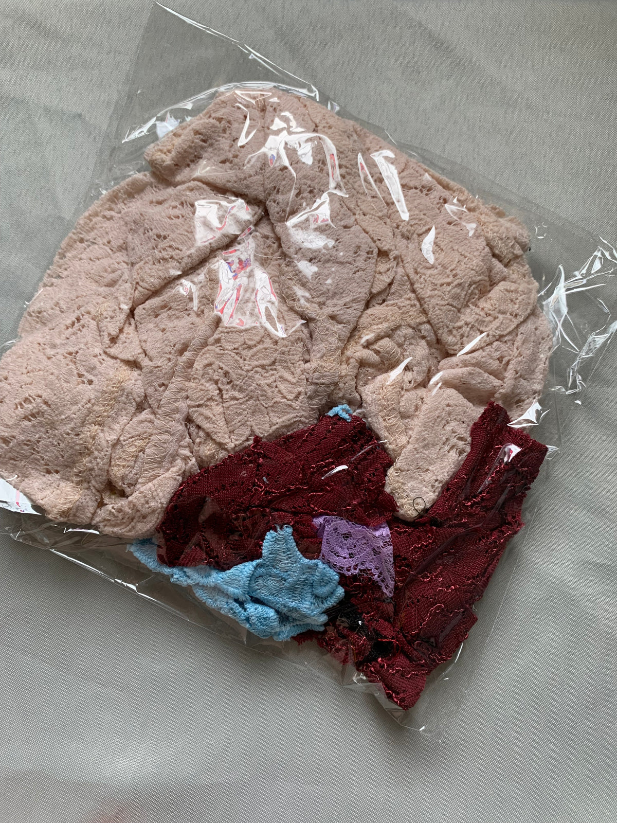 Scrap fabric packs - lace mix