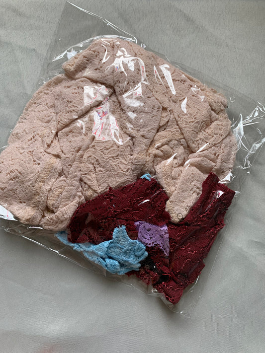 Scrap fabric packs - lace mix