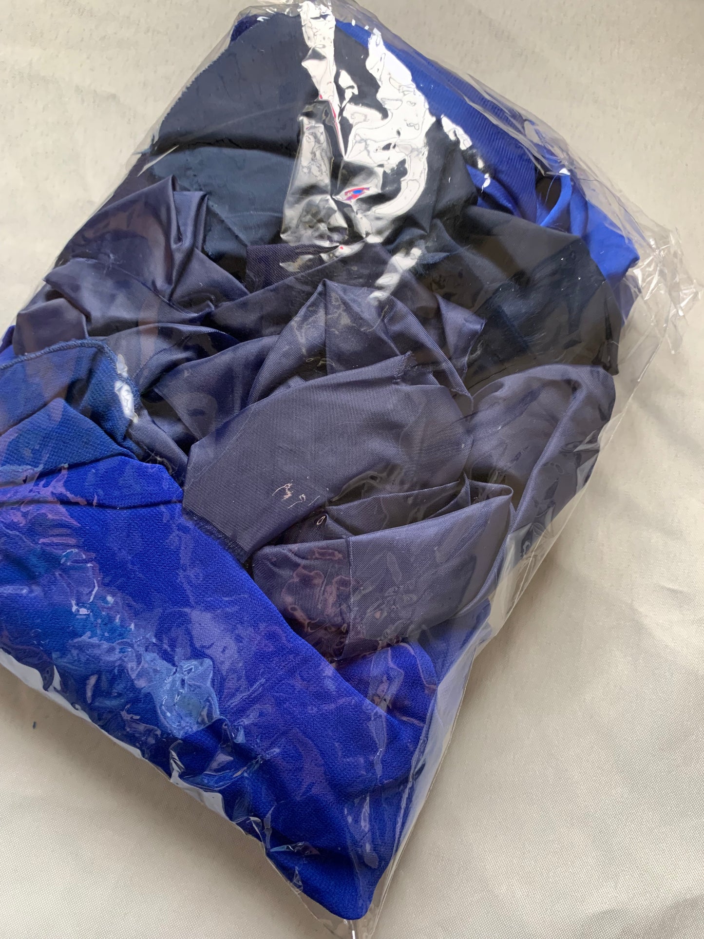 Scrap fabric packs - dark blue mix