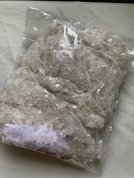 Scrap fabric packs - lace mix