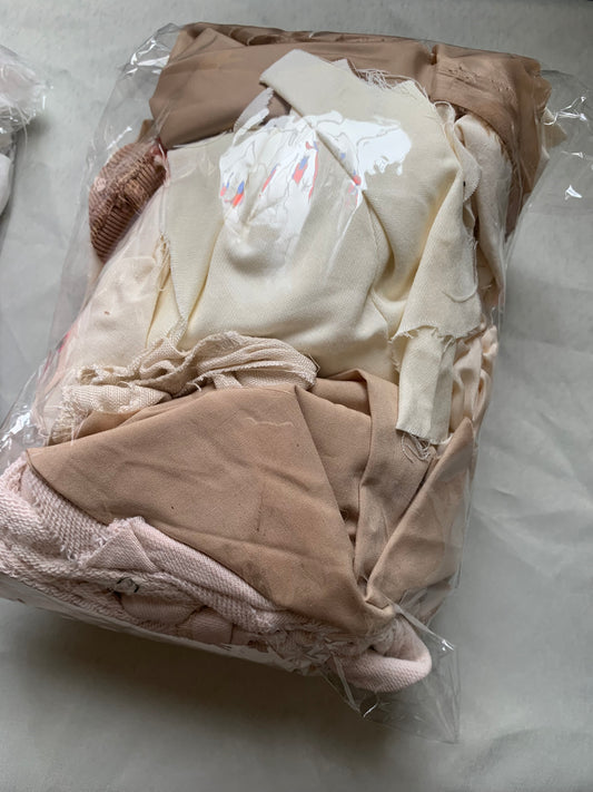 Scrap fabric packs - white and cream mix