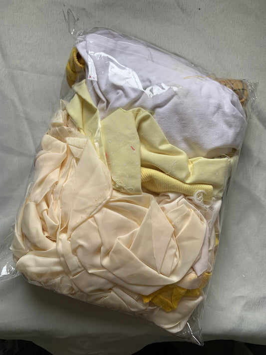 Scrap fabric packs - yellow and brown mix