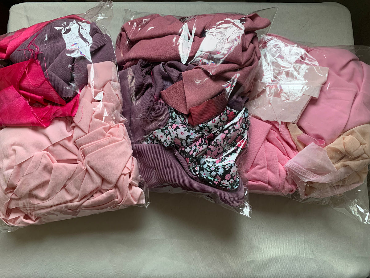 Scrap fabric packs- pink mix