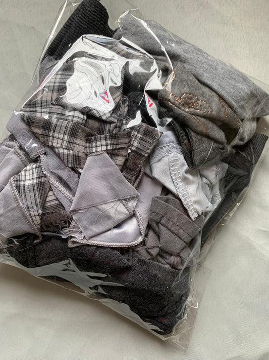 Scrap fabric packs - grey mix