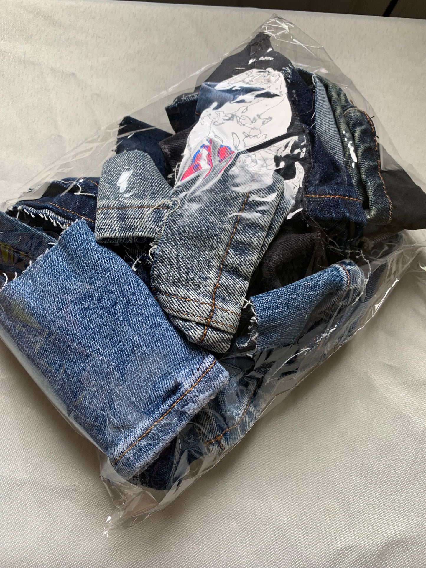 Scrap fabric packs - denim mix