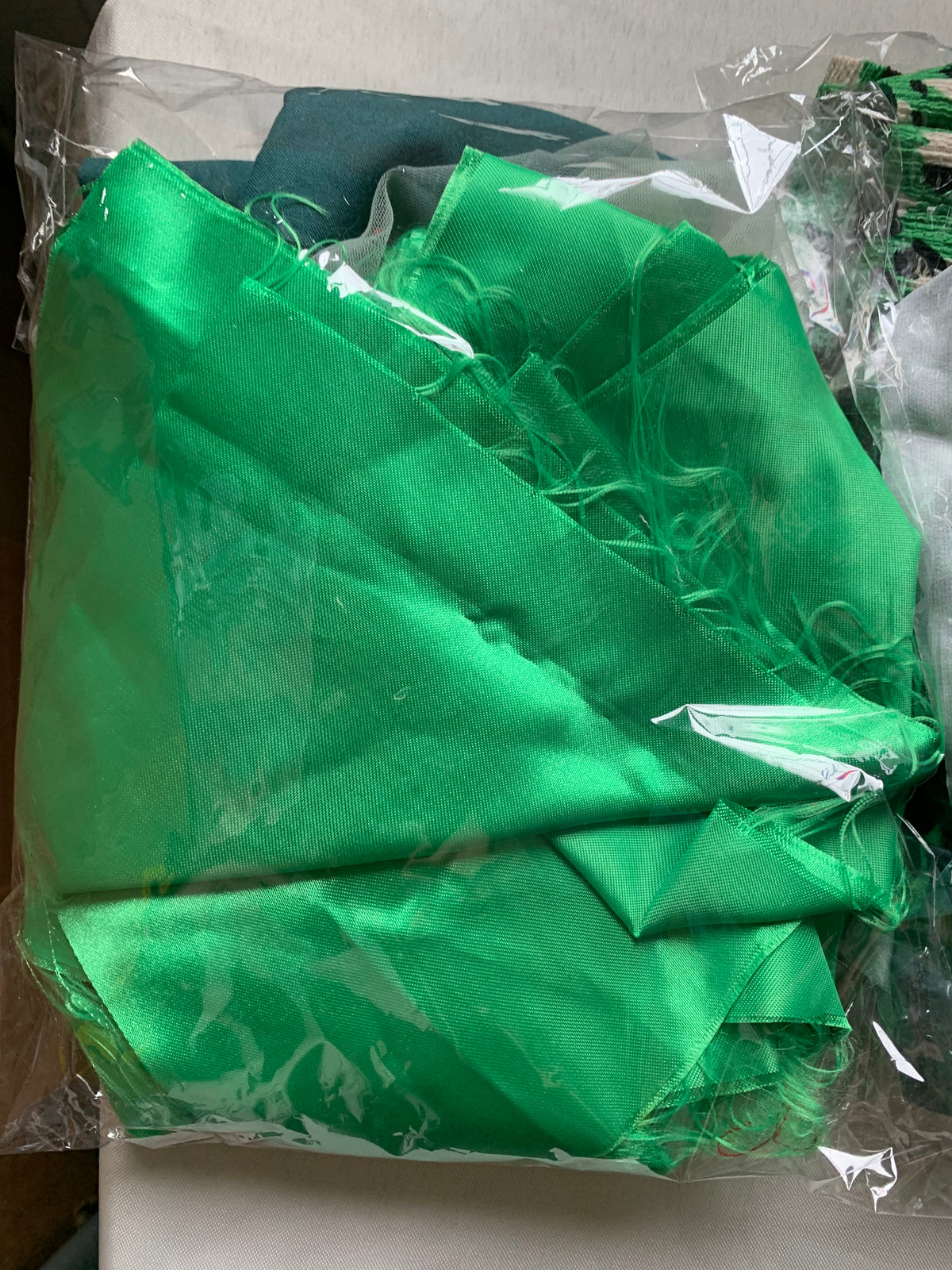 Scrap fabric packs - green mix