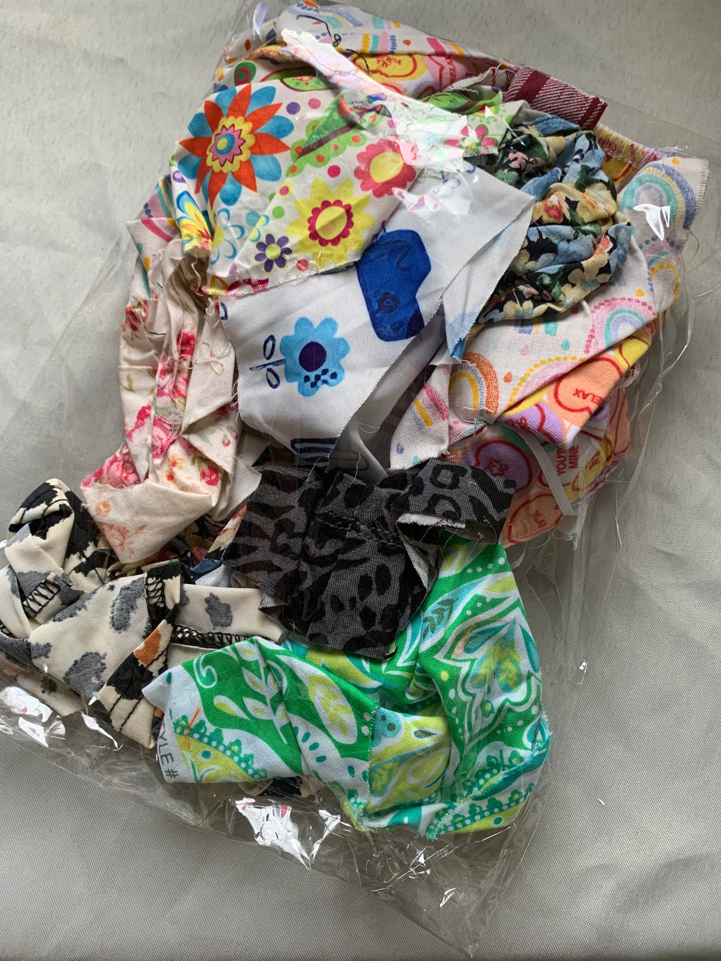Scrap fabric packs - patterns and prints mix