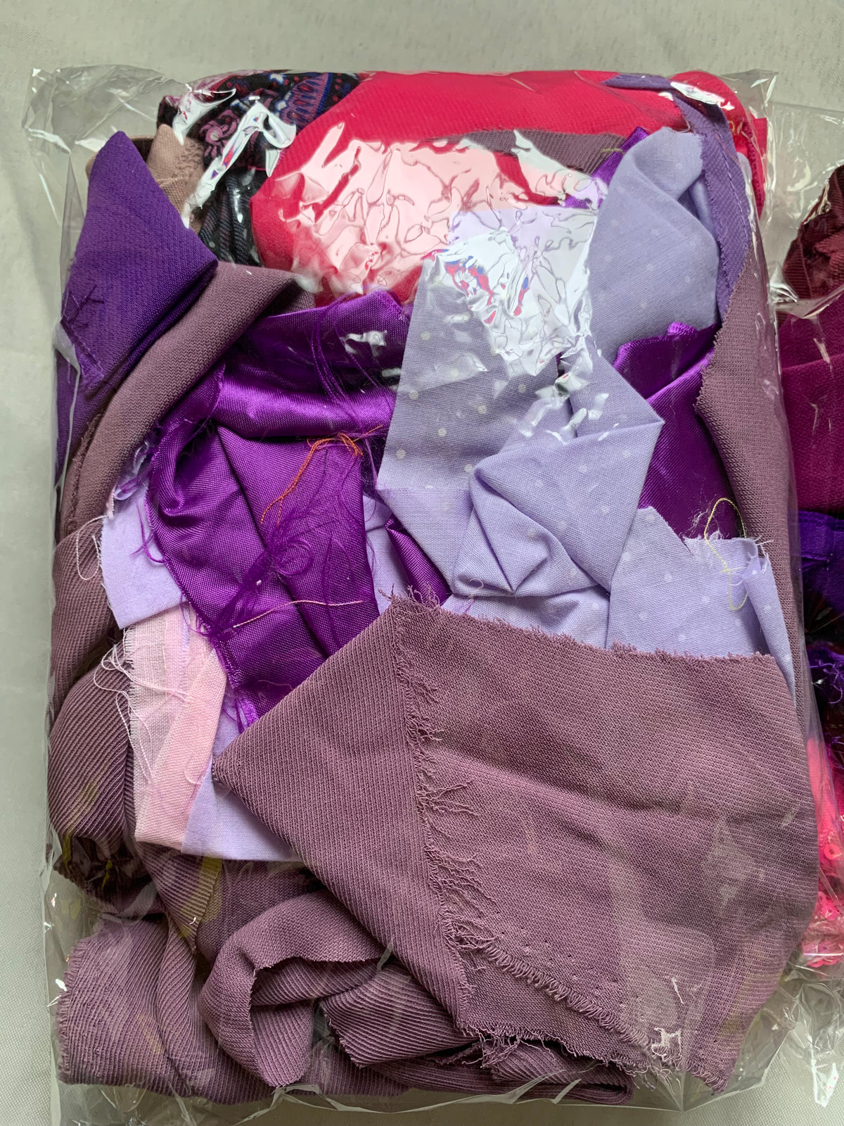Scrap fabric packs - purple mix
