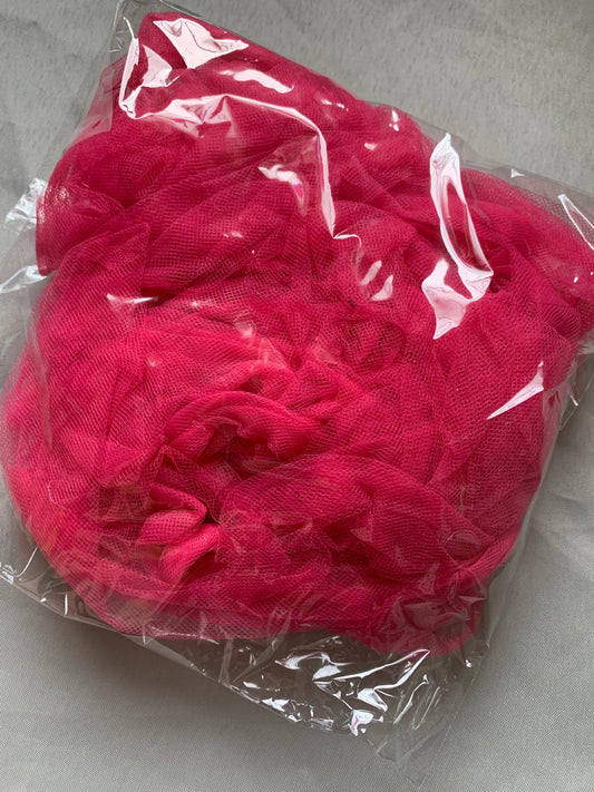 Scrap fabric packs - tulle various colours