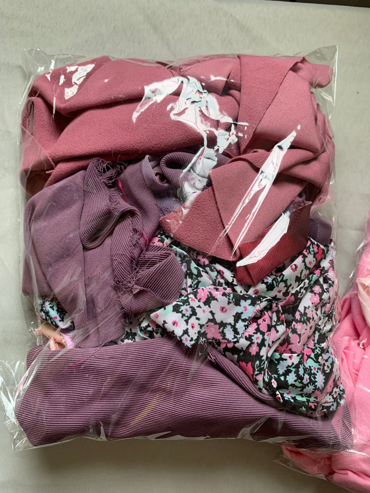 Scrap fabric packs- pink mix